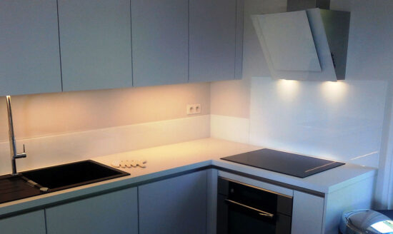 Crédence cuisine en verre