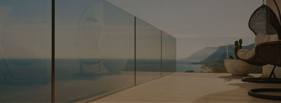 Garde-corps en verre sur mesure
