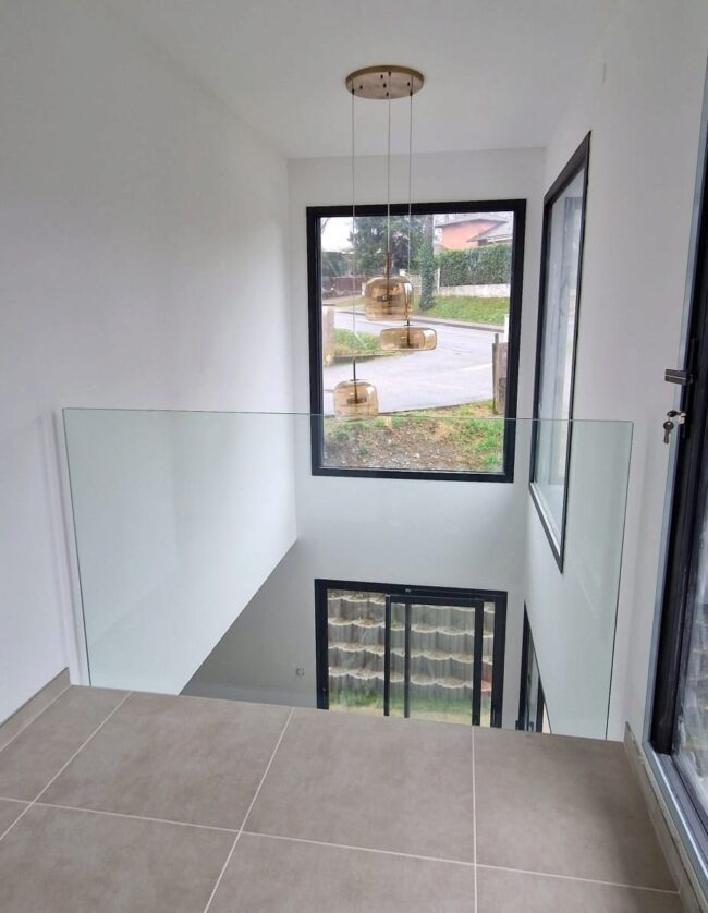 Garde-corps en verre